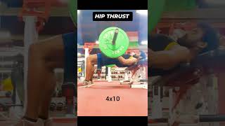 BARBELL HIP THRUST 🏃‍♂️ athletetraining gymworkout sports trendingshorts yiutubeshort [upl. by Gayn]