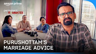 Purushottams Advise For Couples 😂  Permanent Roommates  Deepak Kumar Mishra  Prime Video India [upl. by Auqeenwahs]