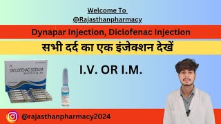 diclofenac injection uses in hindi  painkiller injection  dynapar injection kaise lagaya jata hai [upl. by Onirotciv173]