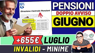 PENSIONI ➜ RITIRO GIUGNO  ESEMPI DOPPIO BONUS LUGLIO 2024 📈 TABELLA IMPORTI QUATTORDICESIMA 2024 [upl. by Esil]