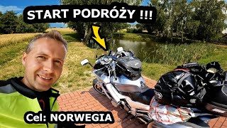 Rozpoczynam Podróż do Norwegii   Pakuję rzeczy na Motocykl i jadę na Prom Spotykam Widzów 692 [upl. by Einiar]