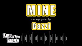 Bazzi  Mine Karaoke Version [upl. by Enialb]