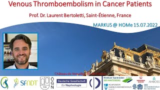 Venous Thromboembolism in Cancer Patients  Prof Laurent Bertoletti SaintÉtienne France [upl. by Nailuj]