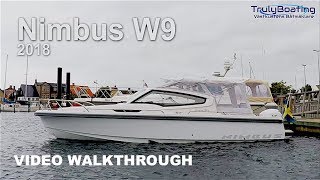 Nimbus W9 Walkthrough  Tour aboard the Weekender 9  Powerboat of the Year [upl. by Bhayani493]