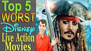 Top 5 Worst Disney Live Action Movies [upl. by Ping22]