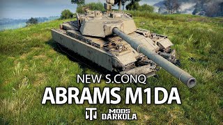 SCONQUEROR  ABRAMS M1DA 🔥  World of Tanks  Skin 3D [upl. by Onin]