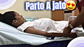 RELATO DO MEU PARTO NORMAL  parto a jato ✈️ [upl. by Suciram]