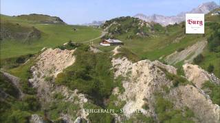 BURGHotel Oberlech im Sommer  Luftaufnahmen [upl. by Leal]