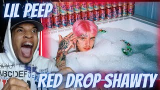 FIRST TIME HEARING  LIL PEEP  RED DROP SHAWTY FT KIRBLAGOOP  REACTION [upl. by Nahej213]