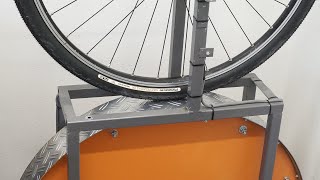 Panaracer GravelKing SK Rolling Resistance Test spin up video [upl. by Kedezihclem688]