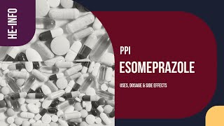 esomeprazole  Uses Dosage Side Effects amp Mechanism  Prilosec [upl. by Emelyne]