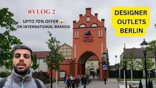 My Second Vlog In Germany  Student Vlog Designer Outlet Berlin Shops [upl. by Heger]