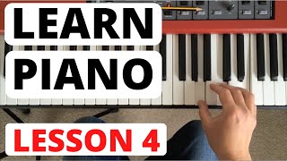 How To Play Piano for Beginners Lesson 4  The Left Hand And The Scale Of C Major [upl. by Notniuqal]