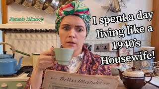 I spent a day living like a 1940s Housewife [upl. by Zerelda]