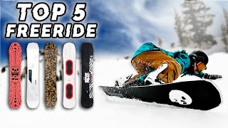 Top 5 FREERIDE Snowboards 2024  Board Archive [upl. by Klimesh523]