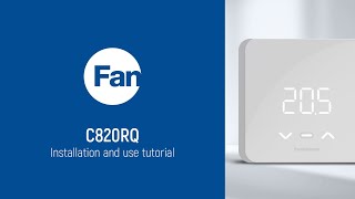 Fantini Cosmi C820RQ  Installation and use tutorial [upl. by Prospero792]