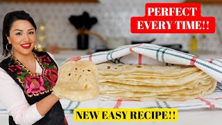 How to make EASY FLOUR TORTILLAS from SCRATCH The BEST Step BY Step Recipe SECRET TIPS  MEAL PREP [upl. by Breban]