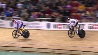 BOTTICHER v DMITRIEV Gold Mens Sprint Final Race  2013 UCI World Track Championships [upl. by Adaj578]