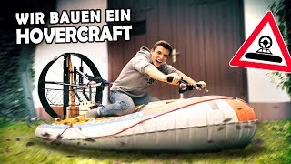 Wir bauen ein HOVERCRAFT aus unserem Schlauchboot  DIY LUFTKISSENBOOT 1 [upl. by Assitruc822]