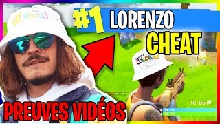 LORENZO CHEAT SUR FORTNITE  Preuves [upl. by Goles203]