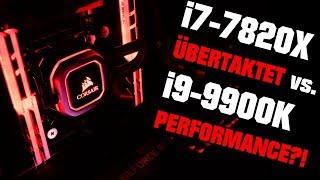 i77820X ÜBERTAKTET vs i99900K PERFORMANCE [upl. by Anagnos587]