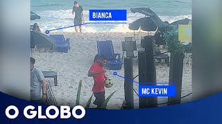 Veja os últimos momentos de MC Kevin na praia e no hotel [upl. by Vrablik]