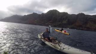 Kayak Camping the Na Pali Coast  Catch and Cook [upl. by Ariaic785]