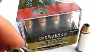 AT2  38 Special  Federal Per Def HydraShok 110 Gr JHP [upl. by Lucias664]