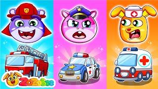 Baby Police Officer Dont Cry Song  Baby Baby Dont Cry  Zozobee Kids Songs And Nursery Rhymes [upl. by Chadd]