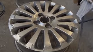 How to Prepare Alloy Wheels for Painting [upl. by Kin]