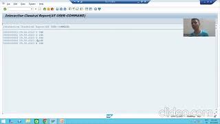 88  ABAP Programming  Interactive Classical Report Events  AT USERCOMMAND Part2 [upl. by Leschen]