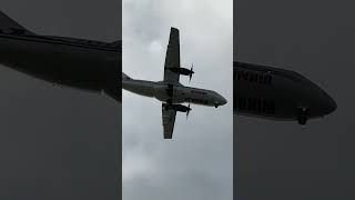 4K SXM to ANU Winair Airlines 31 May2024 ATR 42 500 PJWiW flight WM859 planespotting [upl. by Suilmann15]