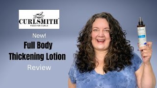 Curlsmith Thickening Lotion Demo  Review  Day 2 Results [upl. by Beetner]