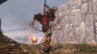 Sekiro Shadows Die Twice  Seven Ashina Spears Boss Fight [upl. by Tamma]