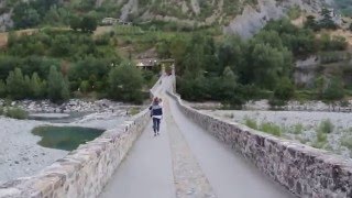 Bobbio Piacenza fiume Trebbia ponte Gobbo o ponte del Diavolo o ponte Vecchio 13 videomix [upl. by Estelle]