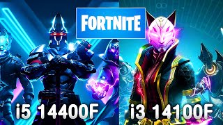 Fortnite  i5 14400F VS i3 14100F  RTX 4060 Ti  February 2024 [upl. by Acile]