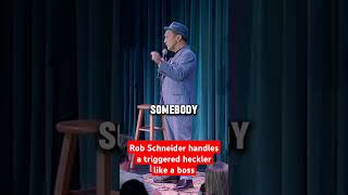 Rob Schneider handles a triggered heckler like a boss FreeSpeech [upl. by Kired]