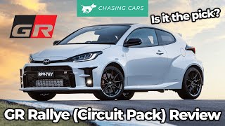 Toyota GR Yaris Rallye Circuit Pack 2021 review  Chasing Cars [upl. by Annayhs]