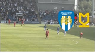 COLCHESTER WIN COMFORTABLY HOME ANOTHER LOSS FOR MK DONS 😡😡😡 [upl. by Tutto528]