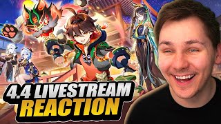 This Genshin Impact Update Is INSANE  44 LIVESTREAM REACTION [upl. by Nageek]