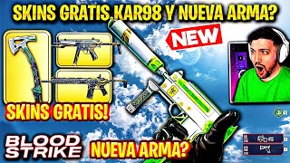 SKINS GRATIS KAR98 OFICIAL y NUEVA ARMA UZI en BLOODSTRIKE  ACTUALIZACION y FILTRACIONES [upl. by Doane]