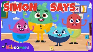 Get Kids Moving With THE KIBOOMERS Simon Says Body Parts Song [upl. by Blossom316]