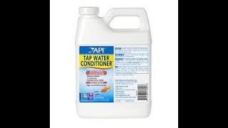 Tap water conditioner  Pond water dechlorinator  API water conditioner [upl. by Abbie]