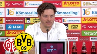 quotAuch in der Höhe eine verdiente Niederlage“  PK mit Terzic und Henriksen  Mainz  BVB 30 [upl. by Ititrefen331]