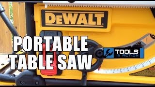 DeWALT DWE7491RS 10quot Jobsite Table Saw [upl. by Dodson]