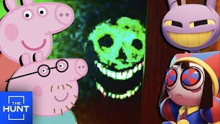 Peppa pig with Pomni and Jax Play Doors in Roblox [upl. by Oibaf]