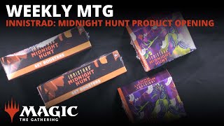 Weekly MTG  Innistrad Midnight Hunt Product Opening [upl. by Cedell919]