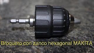 BROQUERO CON ZANCO HEXAGONAL MAKITA [upl. by Notterb]