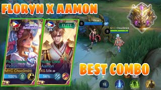 FLORYN X AAMON COMBO🔥ITS TOO GOOD OP COMBO Mobile Legends [upl. by Lashondra]