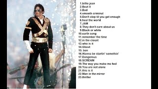 Michael Jackson Greatest Hits 23 songs [upl. by Atnohs]